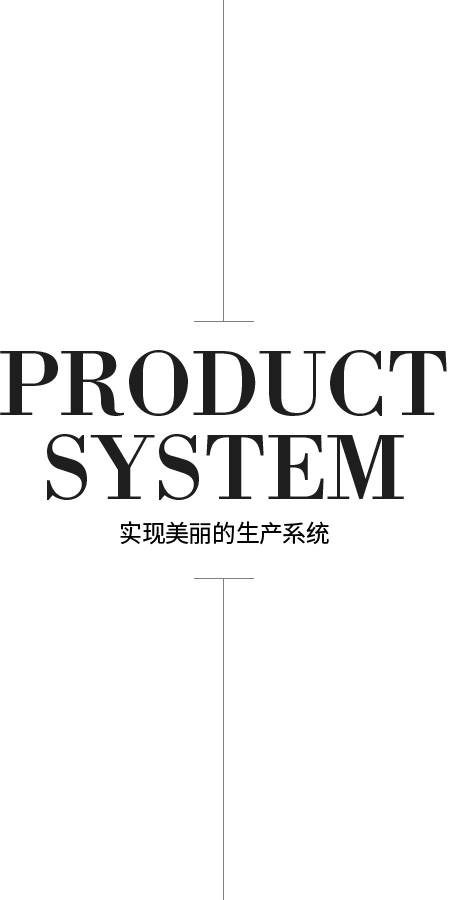 PRODUCT SYSTEM 实现美丽的生产系统